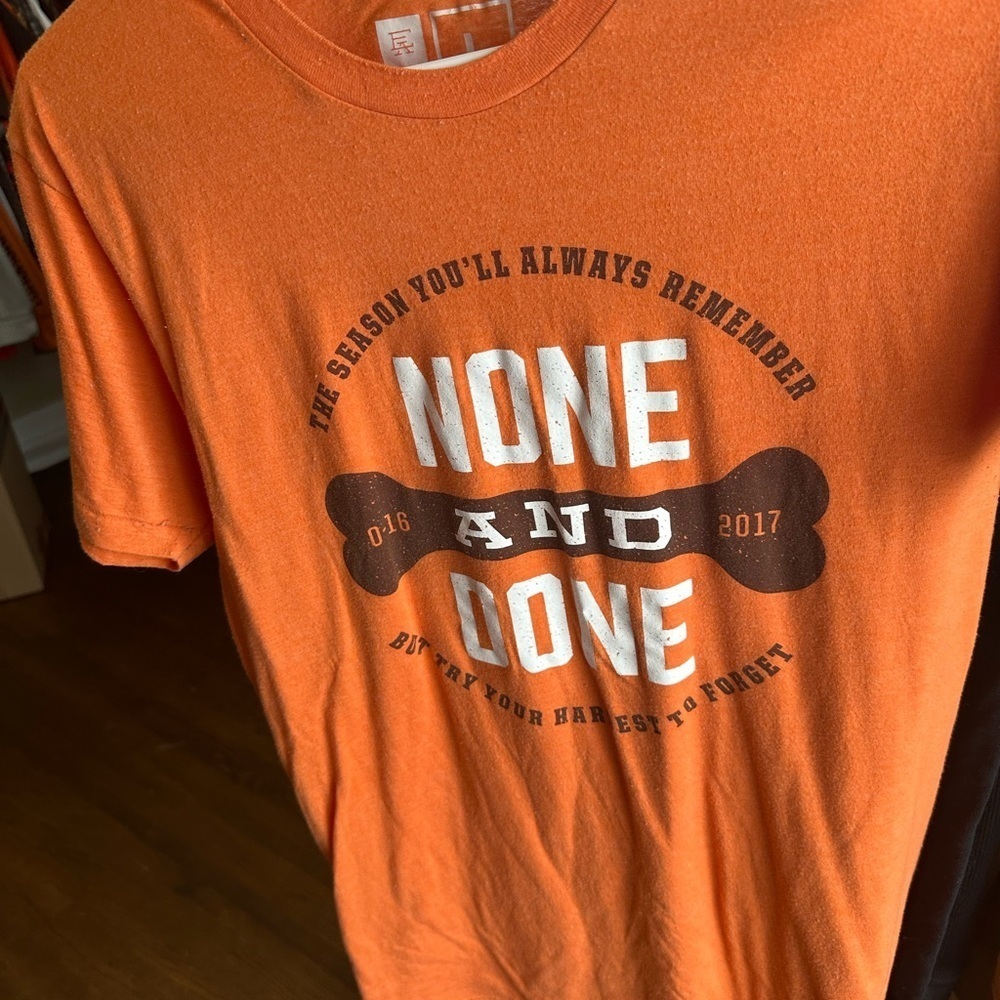 Cleveland Browns Orange Graphic Tee - None and Done
